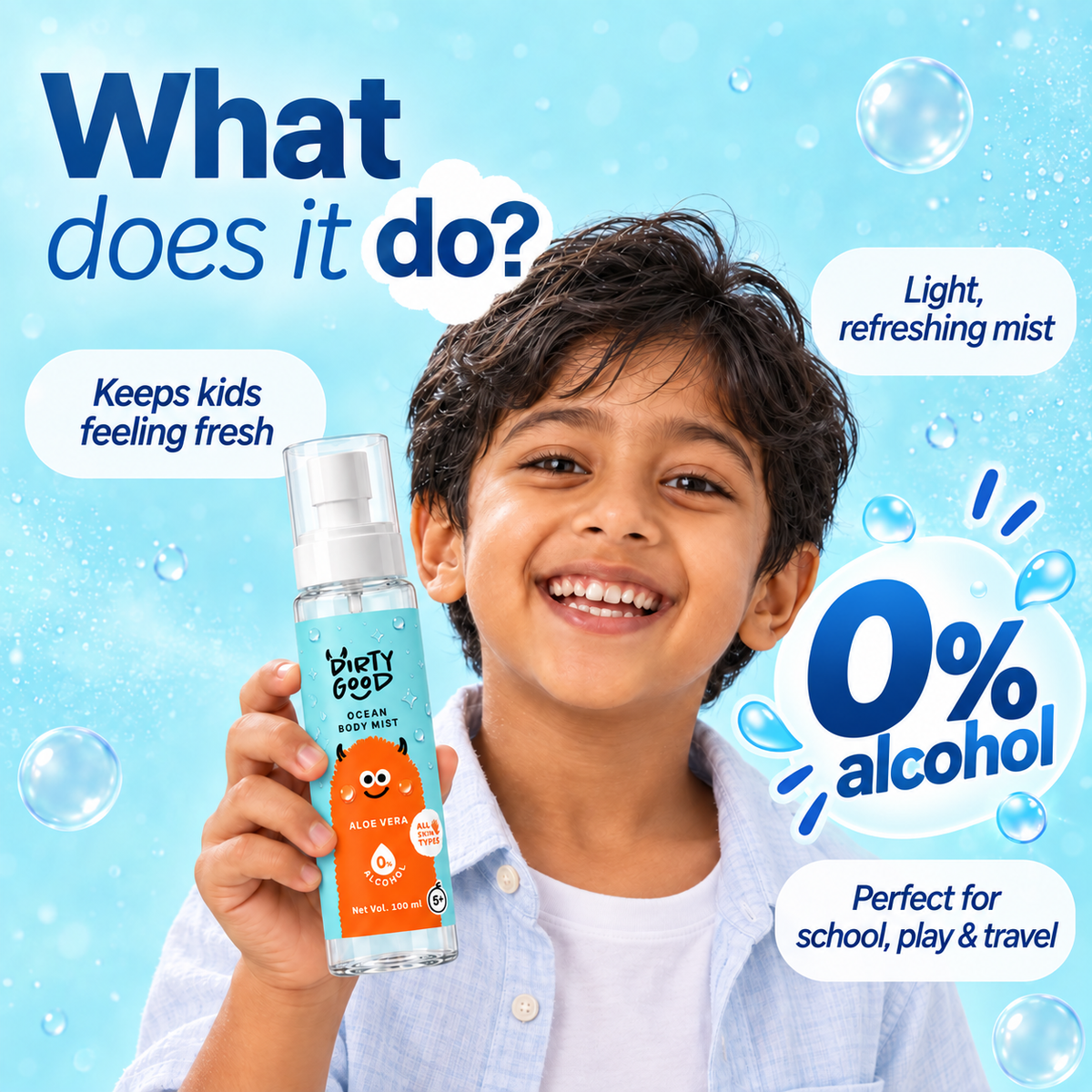 Ocean Mist Kids Body Mist
