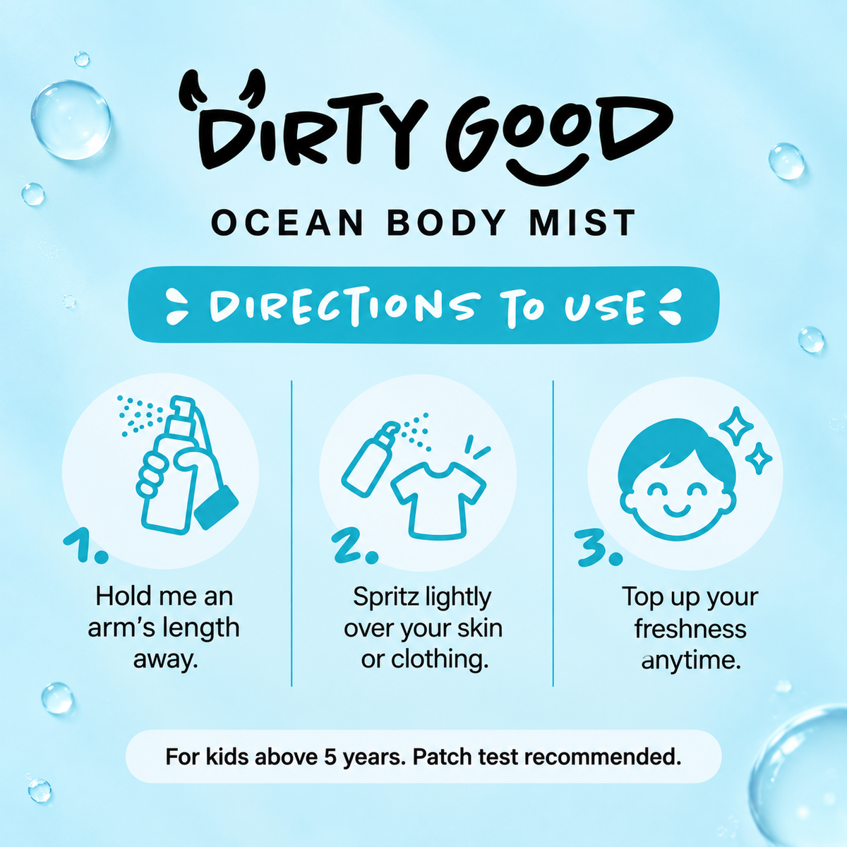 Ocean Mist Kids Body Mist