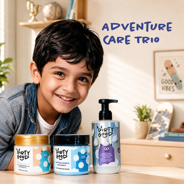 Adventure Care Trio | Kids Bath Wash, Body Butter & Shampoo Set