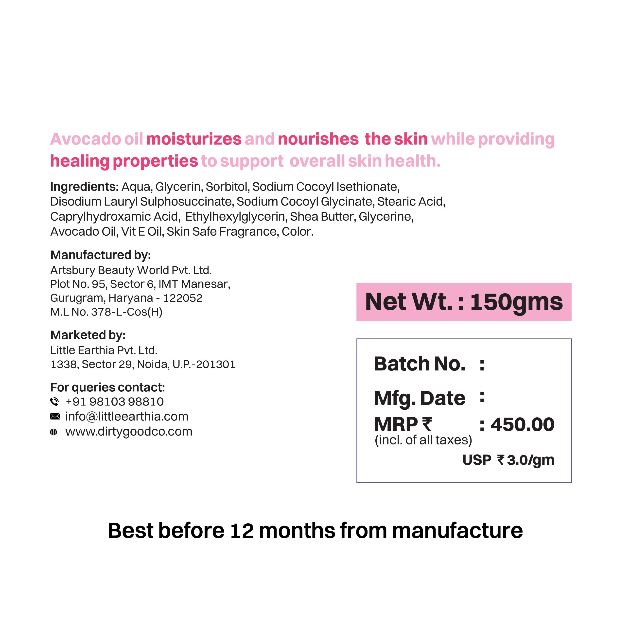 Cherry Blossom Body Kids Wash