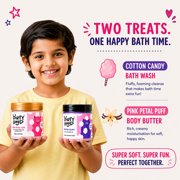 B1G1 Combo - Pink Petal Body Butter + Cotton Candy Bath Wash