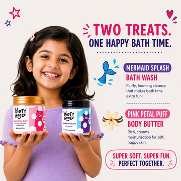 B1G1 Combo - Pink Petal Body Butter + Mermaid Splash Bath Wash