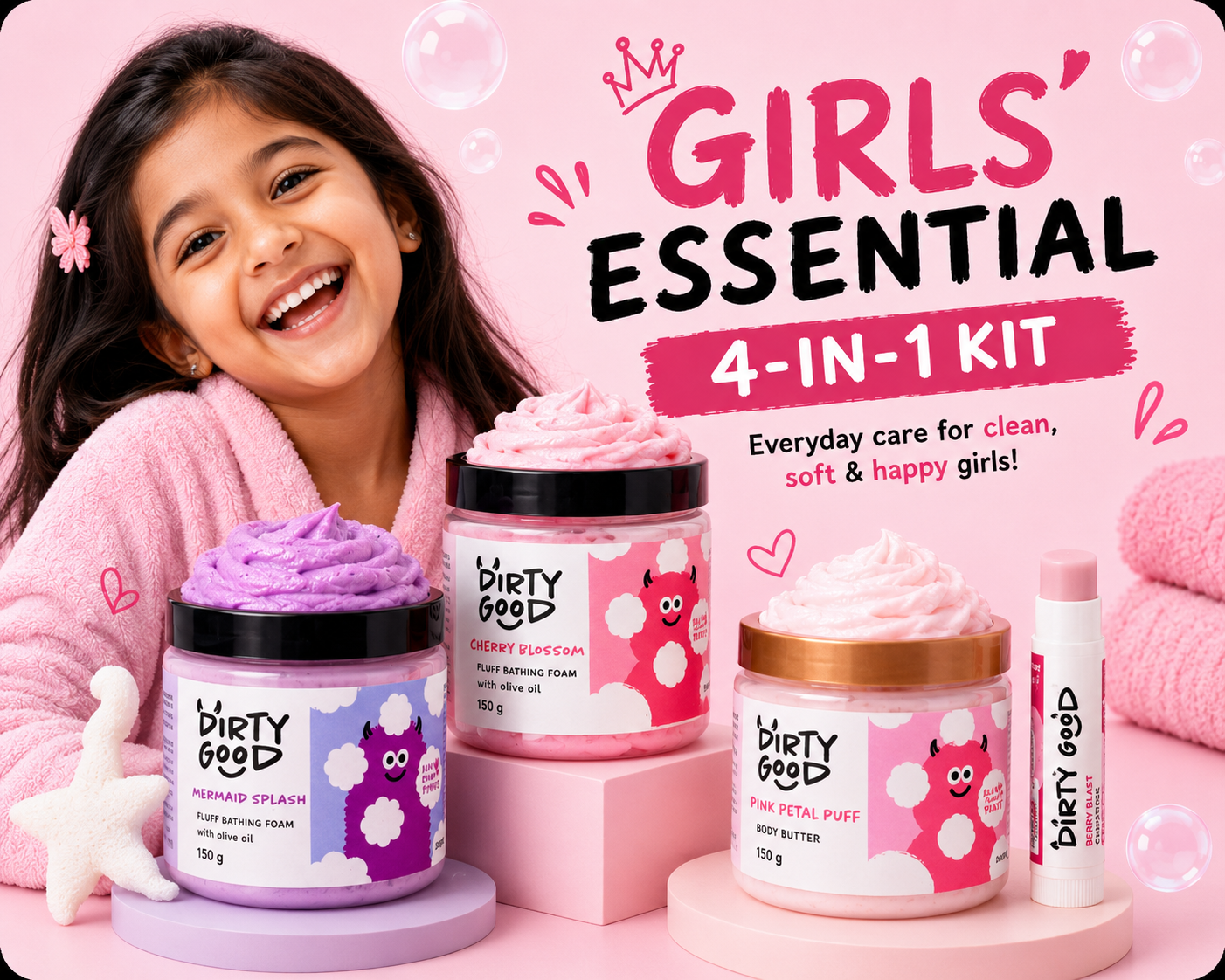 Girls Essential 4-in-1 Kit