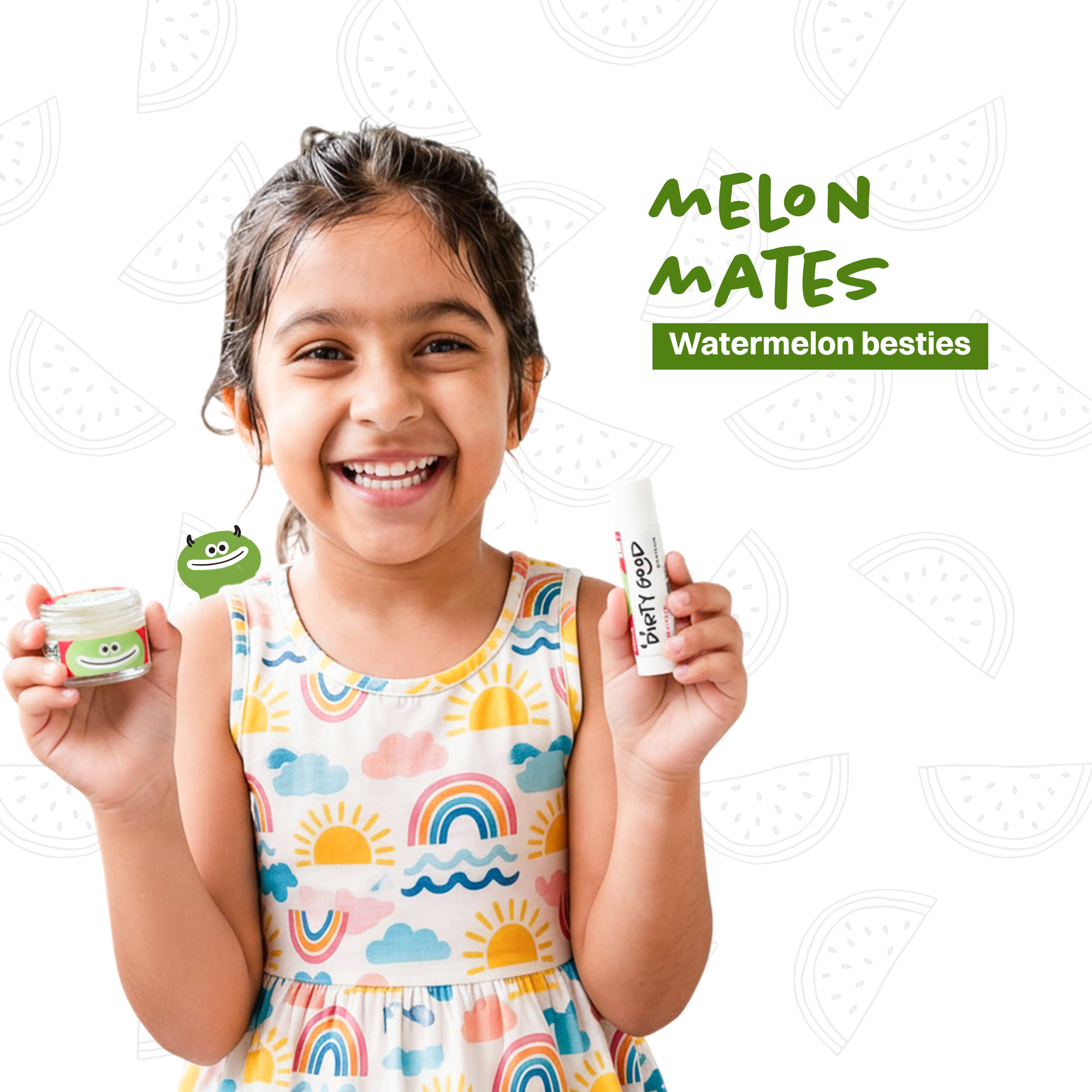 Melon Mates I Kids Lip Combo