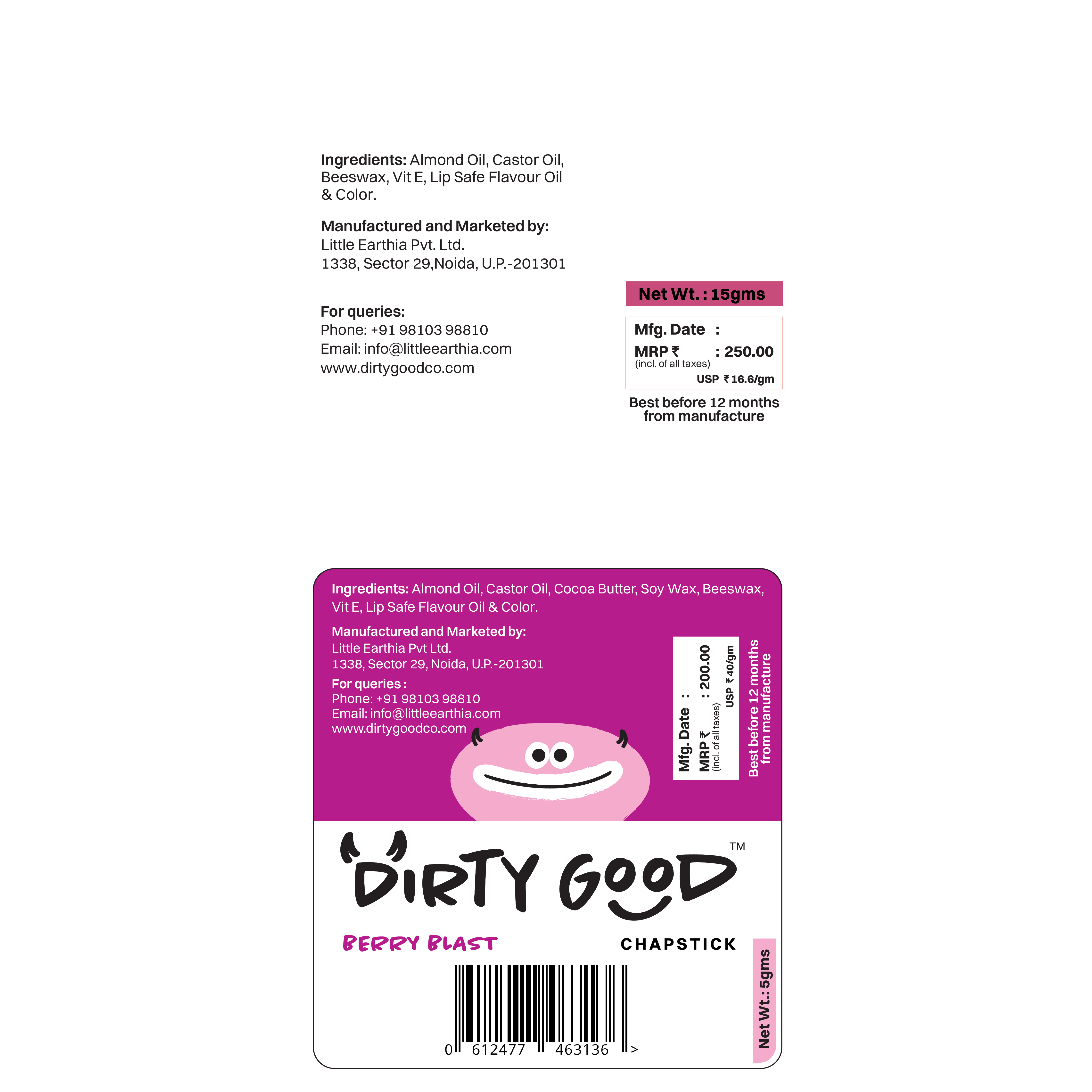 Berry Me & Mini I Kids Lip Combo