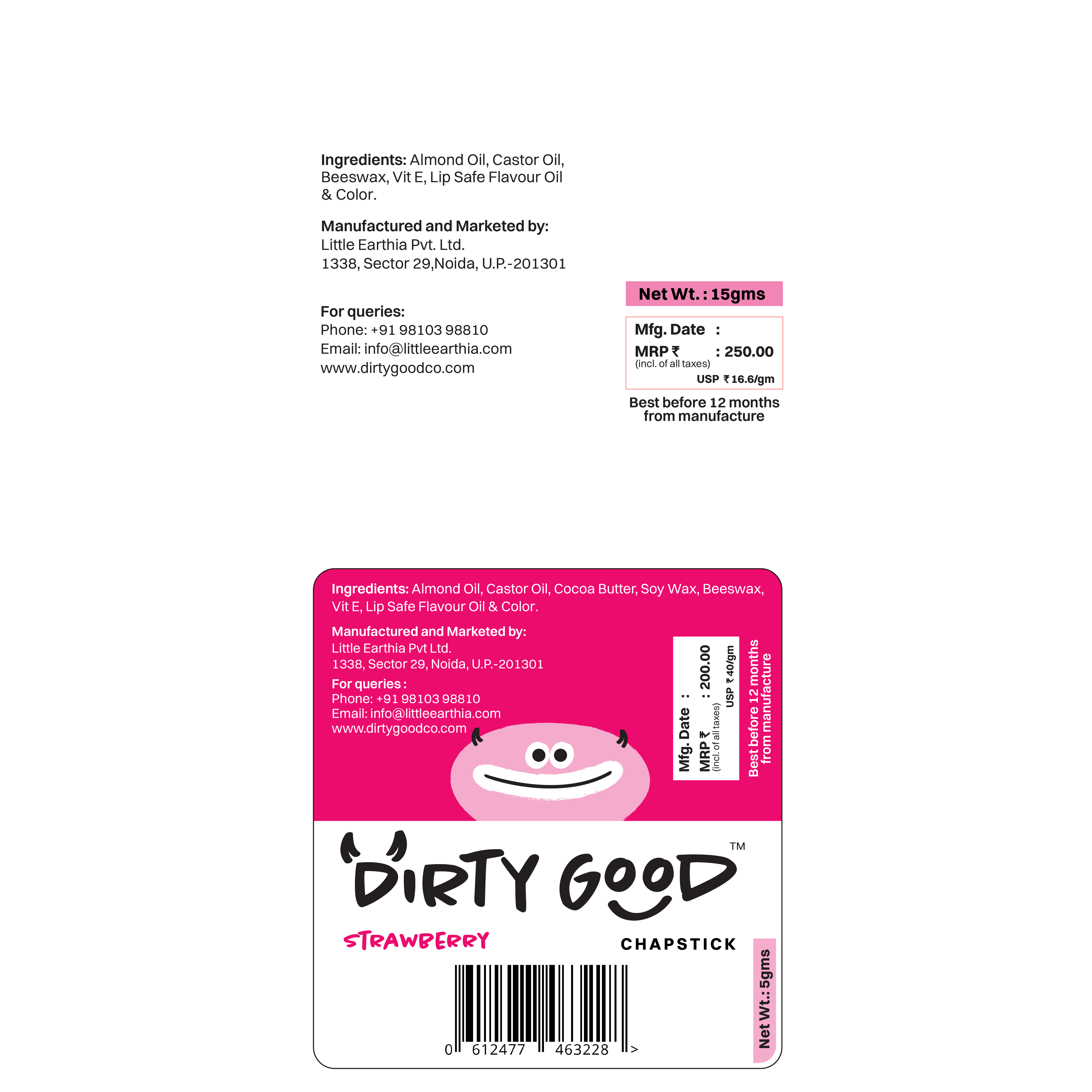 Berry Sweethearts I Kids Lip Combo